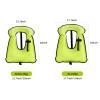 Swim Vest for Adults,Inflatable Buoyancy Vests-Portable Snorkel Vest for Diving Surfing Swimming Outdoor Water Sports (40-100kg, Green) view 2