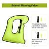 Swim Vest for Adults,Inflatable Buoyancy Vests-Portable Snorkel Vest for Diving Surfing Swimming Outdoor Water Sports (40-100kg, Green) view 3