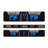 STAR SAM Stickers Compatible with Fox Float Performance DPS EVOL 2021 Light Blue 1 cm view 1