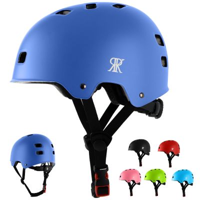 Youth Kids Bike Helmet, Skateboard Bicycle Helmet for Age 3-5-8-10-12-14 Teen Boys Girls Adjustable and Multi-Sport for Scooter Roller Skate (Blue S)