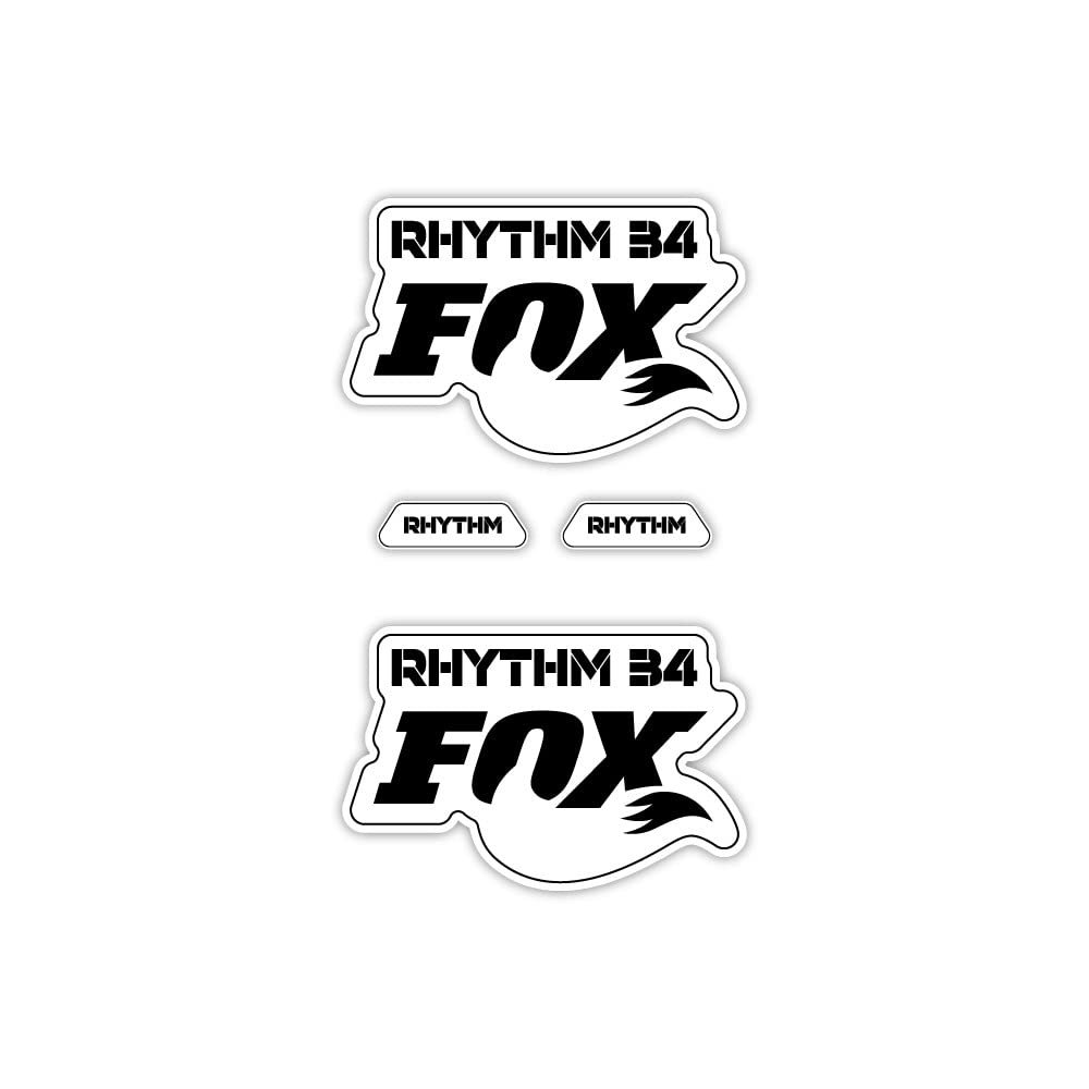 STAR SAM Stickers Compatible with Fox Rhythm 34 29 Inches Black 1 cm