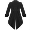 GOLDSTITCH Mens Medieval Steampunk Tailcoat Velvet Victorian Gothic Vintage Frock Halloween Costume Coat view 2