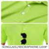 TACVASEN Mens Golf Shirt Dry Fit Mens Polo Shirts Short Sleeve Performance Golf Polos for Men with Collar Work Shirts Neon Green, 2XL view 4