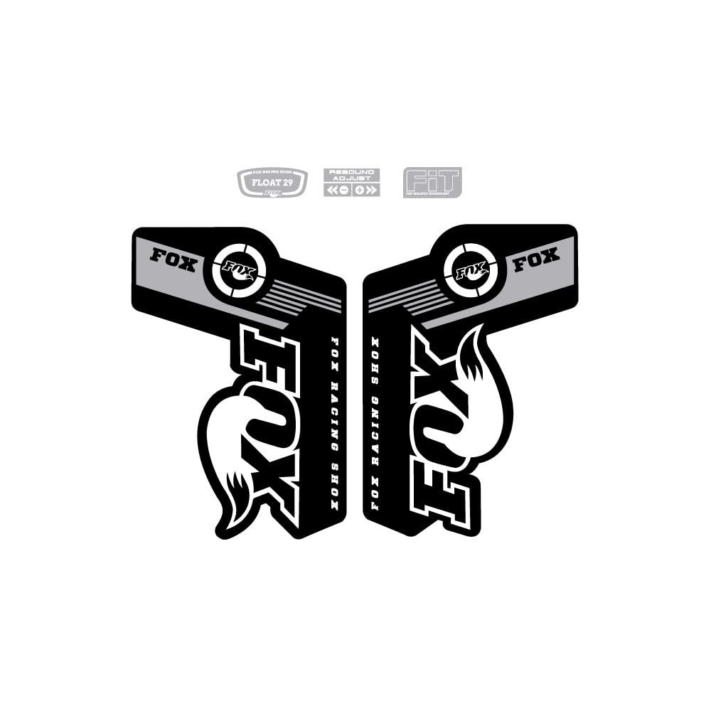 STAR SAM Stickers Compatible with Fox Float 2014 Series 29 Inches Grey 1 CMT
