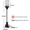 Young Marine Boat Anchor Light 3-Nautical Mile White LED Fold Down Stern Light for Pontoon and Fishing Boat All Round 360 White LED 12-24V (25" Foldable) view 4