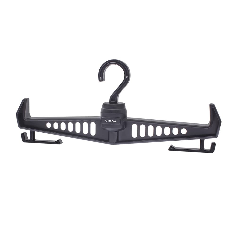 Tsuchiya Yak YAC VISOA Anglers Hanger U-A18 [Convenient for Fishing Vests and Waders] Black