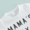 Muasaaluxi Infant Baby Boys Outfits Short Sleeve T-Shirt Crewneck Tops Drawstring Jogger Short Pants Summer Clothes Set view 3