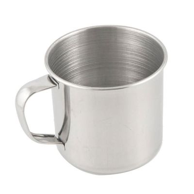 Bluelans Outdoor Camping Travel Mug for Camping, Hiking, Fishing, Travels, Stainless Steel Coffee Mug Camping Mug Tea Cups Stainless Steel Coffee Mug with Handle Camping Travel Coffee Mugs Silver