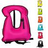 Swim Vest for Adults,Inflatable Buoyancy Vests-Portable Snorkel Vest for Diving Surfing Swimming Outdoor Water Sports (40-100kg, Pink) view 1