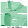 TACVASEN Mens Golf Shirt Dry Fit Mens Polo Shirts Short Sleeve Performance Golf Polos for Men with Collar Work Shirts Mint Green, 2XL view 3