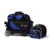 KAZE SPORTS 2 Ball Bowling Roller + 1 Ball Add On Spare Tote (Blue-Black) view 2
