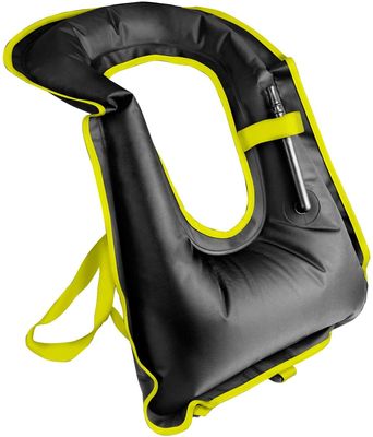 Swim Vest for Adults,Inflatable Buoyancy Vests-Portable Snorkel Vest for Diving Surfing Swimming Outdoor Water Sports (40-100kg, Black)