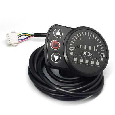 Electric Bike Bicycle LED Display KT LED-900S 36V 48V E Bike Display Matches Controller for Ebike Accessories Parts(LED900S SM Plug)