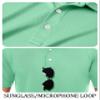 TACVASEN Mens Golf Shirt Dry Fit Mens Polo Shirts Short Sleeve Performance Golf Polos for Men with Collar Work Shirts Mint Green, L view 4