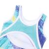 EQSJIU Leotard for Toddler Girls Gymnastics Outfit Swirl Yellow Sky Blue Oil Painting Tie Dye 3t 4t Kids Sparkly Shiny Dance view 3