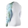 ADOREISM Men's Splice Compression Long Sleeve Rash Guard Surf Swim Shirt UV Sun Protection UPF 50+ (White Forest,3XL) view 4