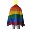 Bisexual and BI Pride Cape - Two Arm Sleeve Rainbow Flag view 3