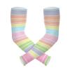 xigua Beautiful Colors Stripes UV Sun Protection Compression Arm Sleeves - Cooling Athletic Sports Sleeve for Gardening Protection view 1