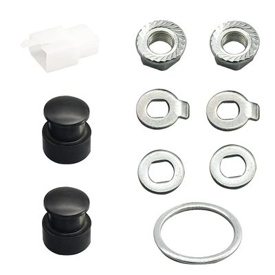 E-Bike Hub Motor Screw 12/14mm Shaft Screw Cap Washer/Spacer/Nut Cover Electric Bike Hub Lock for 500-5000 Watt Motors (M12)