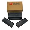 GHmarine Transom Saver Support and Trailering Motor Locks for Single Ram Outboard Mercury Evinrude Johnson Yamaha Honda and Tohatsu Rubber Black view 2