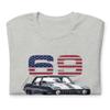 JG Infinite 1969 69 Camaro Chevy Muscle Cars American Collector Car Graphic T-Shirt | Car Enthusiast Gift Sport Grey view 4