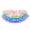 Baby Girls Rainbow Tutu Skirt with Headband Sets Toddler Girl Tulle Bloomers Diaper Covers Bowknot Bottom Skirts Skorts Tutu for Baby Girl 1st Birthday Cake Smash Outfit Rainbow 2-3 Years view 3