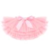 Baby Girls Tutu Skirt with Diaper Cover Toddler Girl Tulle Bloomers Tutu Skirt Sets with Flower Headband Infant Tutu for Baby Girl 1st First Birthday Cake Smash Outfit for Photo Prop Pink 2-3 Years view 2