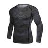 Red Plume Men's Compression Long Sleeve Slim Fit Athletic Shirt Sports Workouts Running Tee Performance T-Shirt Cool Dry Top (Dark Gray, XXL) view 3
