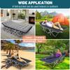 Barbella Folding Camping Cot, Folding Cot Camping Cots for Adults, Portable Sleeping Cot with Mattress Foldable Outdoor Bed Camp Cots Guest Bed with Carry Bag for Home, Office & Outdoor Use view 2