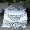 Reinforced Camouflage Net, White, Sunscreen Camo Netting, Military Net, Shade Decorative Net for Outdoor Garden Pergola, Car Cover, Hunting Camouflage Net, Customizable,White-3x5m(9.8*16.4ft) view 4