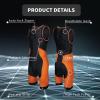 Triathlon Suits Mens One-Piece Sleeveless Trisuits Skin Wet Suit for Running Cycling Swimming Orange view 2