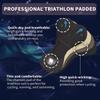 Triathlon Suits Mens One-Piece Sleeveless Trisuits Skin Wet Suit for Running Cycling Swimming Orange view 4