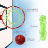 Nightlight Mini Basketball Net Glow 8 Loop Replacement Basketball Hoop Net Glow in The Dark Basket Ball Outdoor Portable Nylon Mesh for Children Outdoor Sun Powered Sports Gifts 8-10.25 Inch Rims view 4