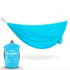 KAMMOK: Roo Double Hammock | Made from Strong & 100% Recycled Water Resistant Ripstop Fabric | Comfortable, Packable, Lightweight (Lifetime Adventure Grade Warranty), Sky Blue view 2