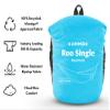 KAMMOK: Roo Single Hammock | Made from Strong & 100% Recycled Water Resistant Ripstop Fabric | Comfortable, Packable, Lightweight (Lifetime Adventure Grade Warranty), Sky Blue view 3