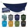 KAMMOK: Roo Double Hammock | Made from Strong & 100% Recycled Water Resistant Ripstop Fabric | Comfortable, Packable, Lightweight (Lifetime Adventure Grade Warranty), Midnight Blue view 1