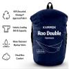 KAMMOK: Roo Double Hammock | Made from Strong & 100% Recycled Water Resistant Ripstop Fabric | Comfortable, Packable, Lightweight (Lifetime Adventure Grade Warranty), Midnight Blue view 3