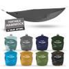 KAMMOK: Roo Single Hammock | Made from Strong & 100% Recycled Water Resistant Ripstop Fabric | Comfortable, Packable, Lightweight (Lifetime Adventure Grade Warranty), Granite Gray view 1