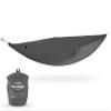 KAMMOK: Roo Single Hammock | Made from Strong & 100% Recycled Water Resistant Ripstop Fabric | Comfortable, Packable, Lightweight (Lifetime Adventure Grade Warranty), Granite Gray view 2
