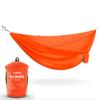 KAMMOK: Roo Double Hammock | Made from Strong & 100% Recycled Water Resistant Ripstop Fabric | Comfortable, Packable, Lightweight (Lifetime Adventure Grade Warranty), Ember Orange view 2