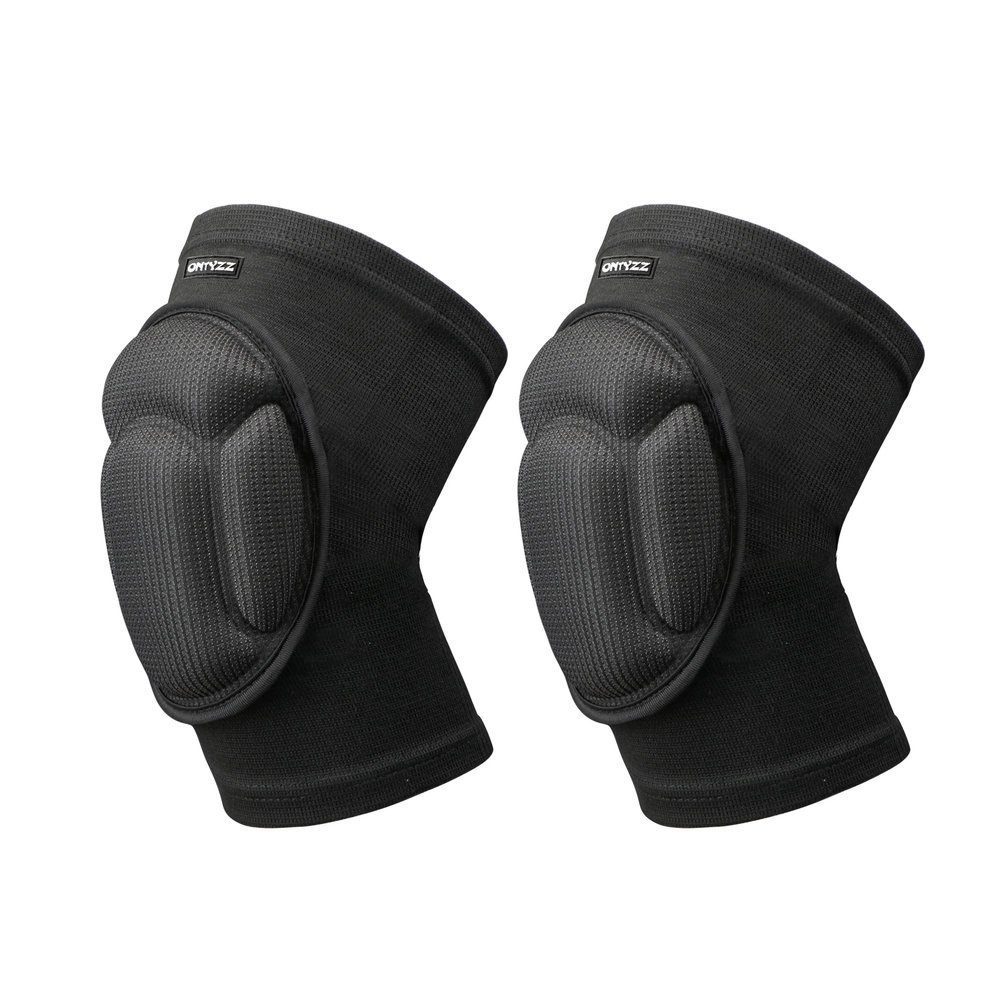 ONTYZZ Knee Pads with Non-Slip Bandage Thickening Anti-Collision EVA Sports Knee Pads for Volleyball Basketball Football Dancing Working Gardening Cleaning Breathable Knee Pads for Men Women Black/M