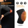 ONTYZZ Knee Pads with Non-Slip Bandage Thickening Anti-Collision EVA Sports Knee Pads for Volleyball Basketball Football Dancing Working Gardening Cleaning Breathable Knee Pads for Men Women Black/M view 4
