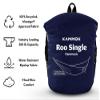 KAMMOK: Roo Single Hammock | Made from Strong & 100% Recycled Water Resistant Ripstop Fabric | Comfortable, Packable, Lightweight (Lifetime Adventure Grade Warranty), Midnight Blue view 3