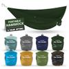 KAMMOK: Roo Double Hammock | Made from Strong & 100% Recycled Water Resistant Ripstop Fabric | Comfortable, Packable, Lightweight (Lifetime Adventure Grade Warranty), Pine Green view 1