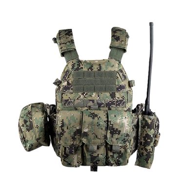 EMERSONGEAR LBT6094A Style PC,Airsoft Paintball Tac Vest with Radio pouch,Triple Mag Pouch and Dump Pouch