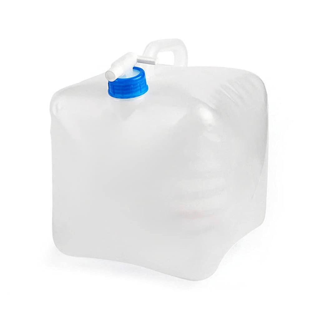 VALINK BPA Free Collapsible Water Container with Spigot, Portable Water Tank Lightweight Foldable Bucket for Outdoors Hiking Backpack & Survival Kit