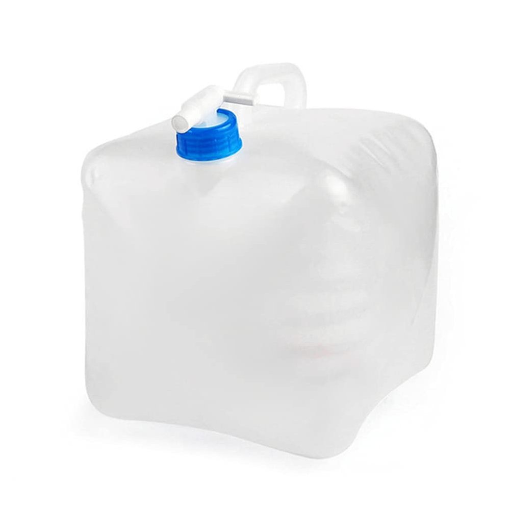 VALINK BPA Free Collapsible Water Container with Spigot, Portable Water Tank Lightweight Foldable Bucket for Outdoors Hiking Backpack & Survival Kit