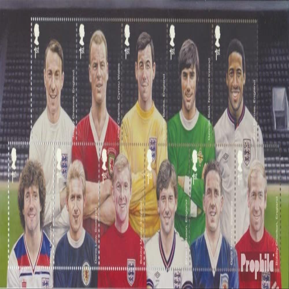 United Kingdom 3451-3461 zd-Archery (Complete.Issue.) unmounted Mint/Never hinged ** MNH 2013 150 Years Fussballsport (Stamps for Collectors) Soccer