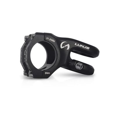 BBxunsless Aluminum Forged Mountain Bike Stem, 31.8mm x 50mm, Black