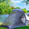 FASJ SUV Tent, Portable Waterproof Tailveil Tent Awning Sun Shelter Double Rainproof Design Hook and Loop Fixing, Travel Bird Car Rear Tent for Outdoor Camping Hiking Travel Easy Installation view 2